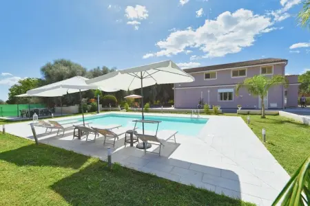 Villa Giugiò avec piscine privée à Floridia : photo 46