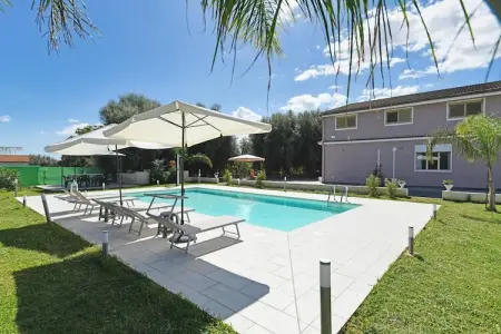 Villa Giugiò avec piscine privée à Floridia : photo 48
