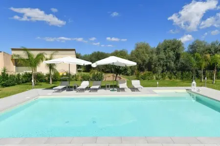 Villa Giugiò avec piscine privée à Floridia : photo 51