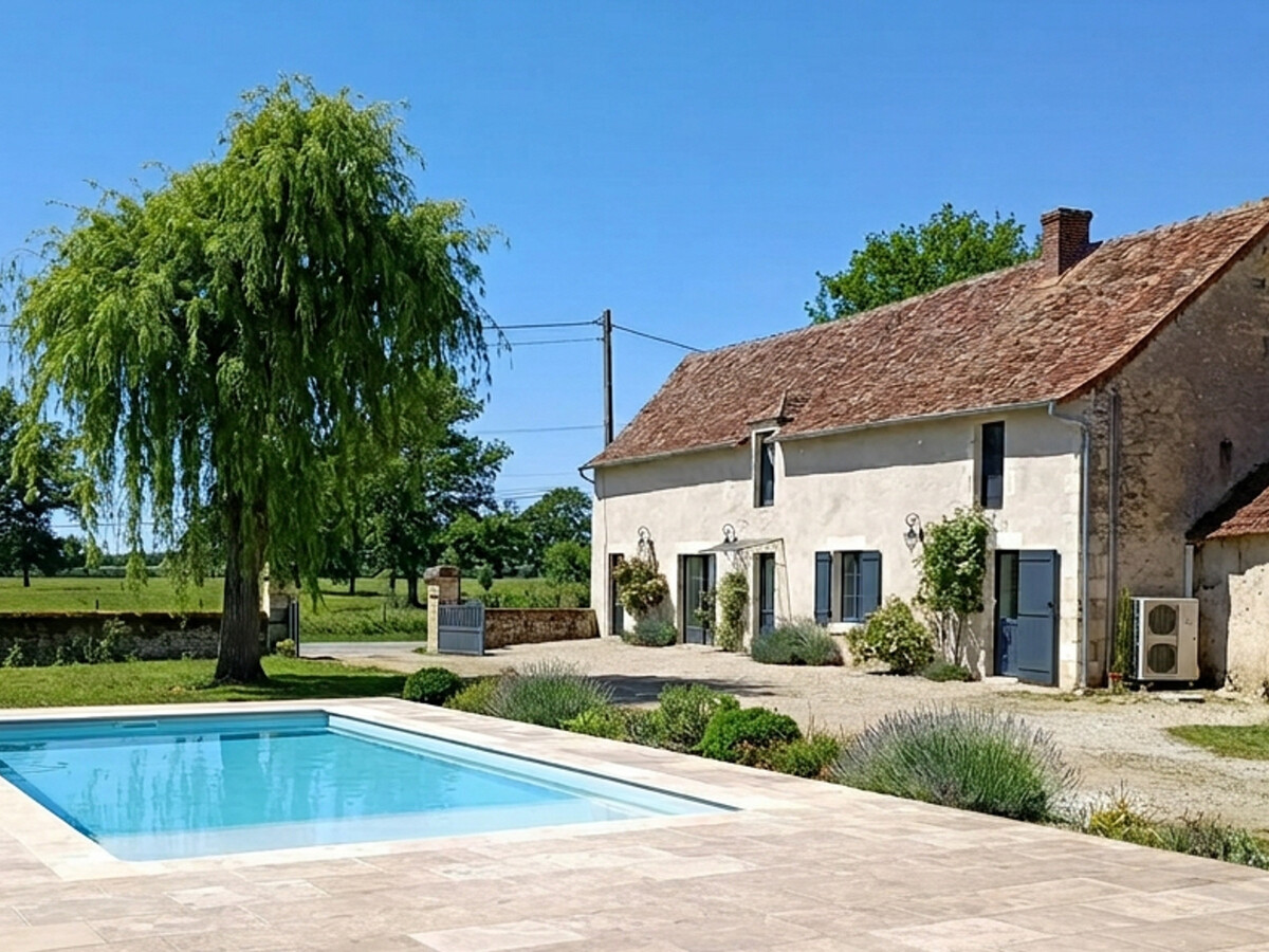 Gîte rénové en Brenne avec piscine chauffée 8x4m - Photo 24