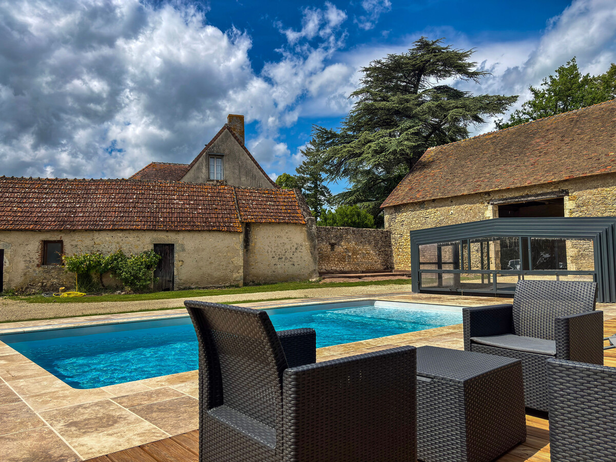 Gîte rénové en Brenne avec piscine chauffée 8x4m - Photo 26