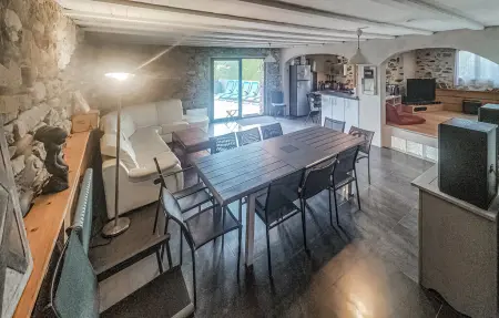 Maison en pierre avec piscine chauffée à Roquebrun : photo 4