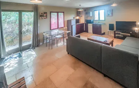 Maison en pierre avec piscine chauffée à Roquebrun : photo 5