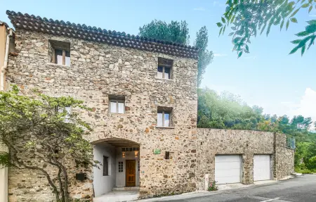 Maison en pierre avec piscine chauffée à Roquebrun : photo 8