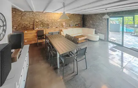 Maison en pierre avec piscine chauffée à Roquebrun : photo 11