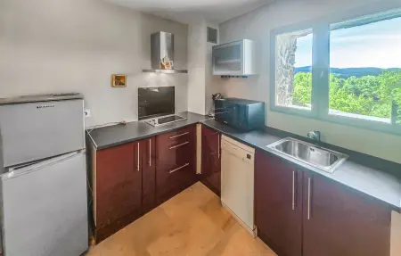 Maison en pierre avec piscine chauffée à Roquebrun : photo 16