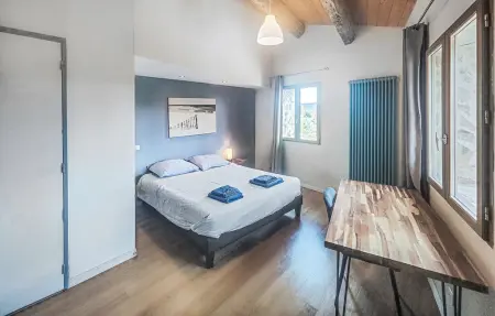 Maison en pierre avec piscine chauffée à Roquebrun : photo 24