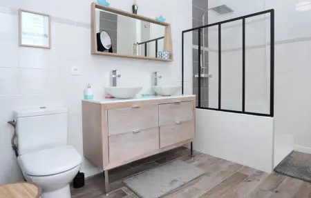 Maison bretonne en pierre, vue mer à Saint-Benoît-des-Ondes : photo 22