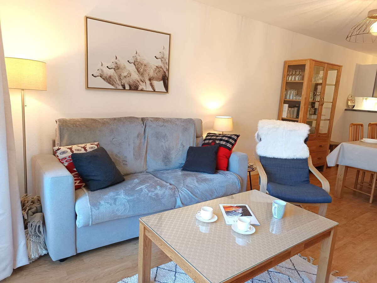T2 cabine 4 pers, balcon ouest, parking – Saint-Lary-Soulan - Photo 3