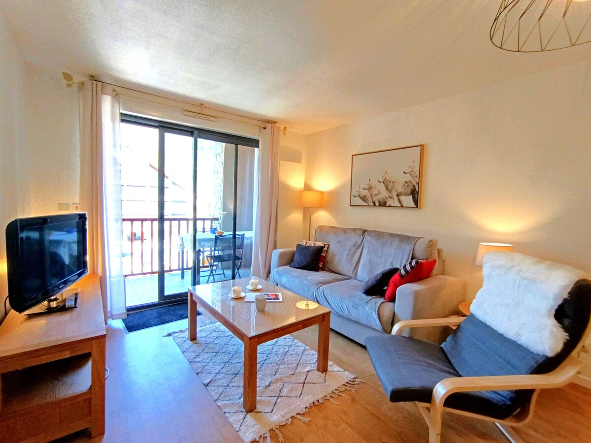 T2 cabine 4 pers, balcon ouest, parking – Saint-Lary-Soulan - Photo 5