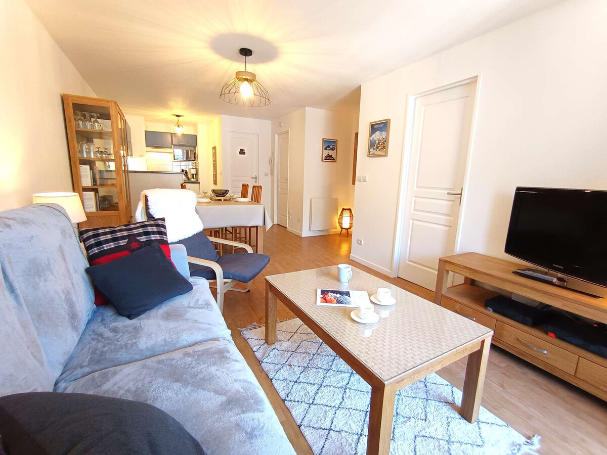T2 cabine 4 pers, balcon ouest, parking – Saint-Lary-Soulan - Photo 6