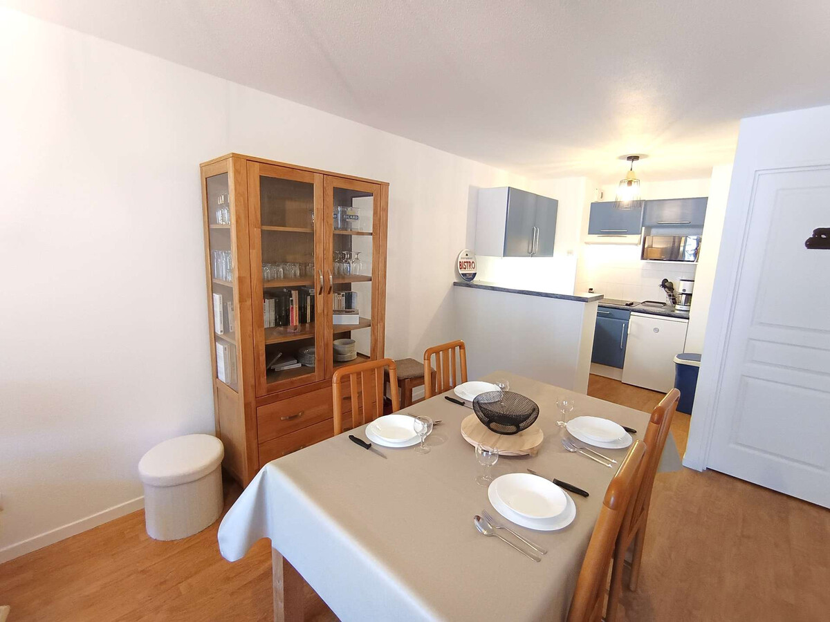 T2 cabine 4 pers, balcon ouest, parking – Saint-Lary-Soulan - Photo 9