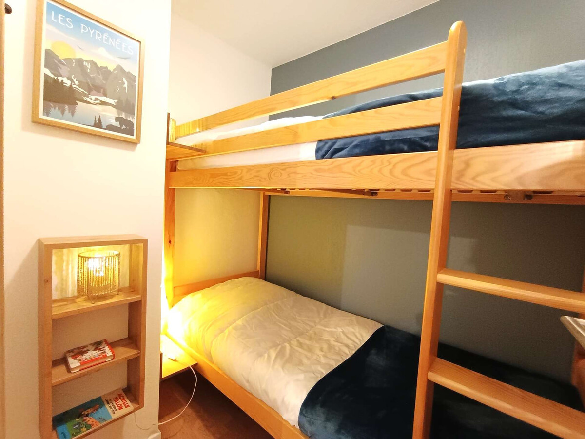 T2 cabine 4 pers, balcon ouest, parking – Saint-Lary-Soulan - Photo 12
