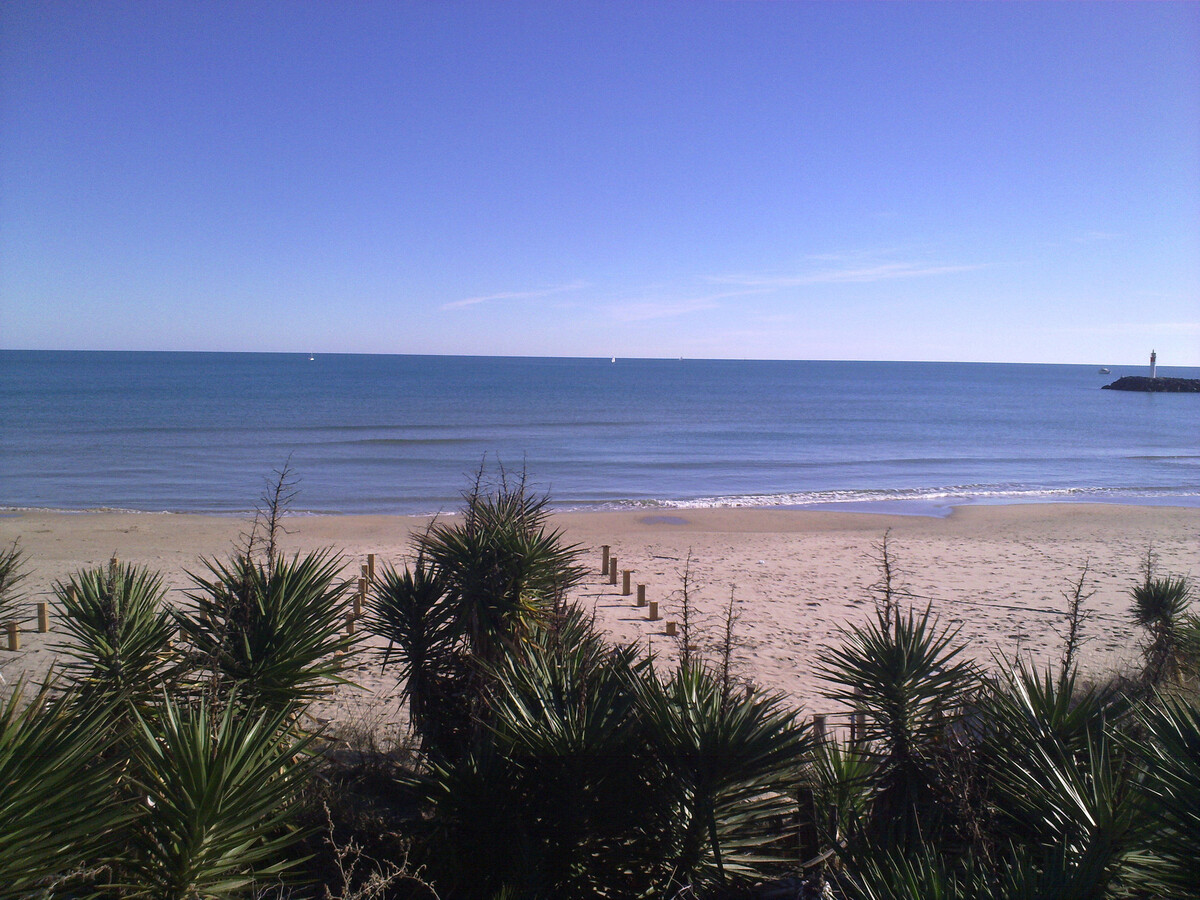 Appartement climatisé vue mer, 2 chambres, Cap d'Agde - Photo 13