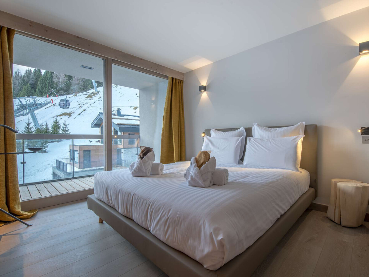 Appartement 4 pers Courchevel 1550, balcon Sud-Est, animaux OK - Photo 4