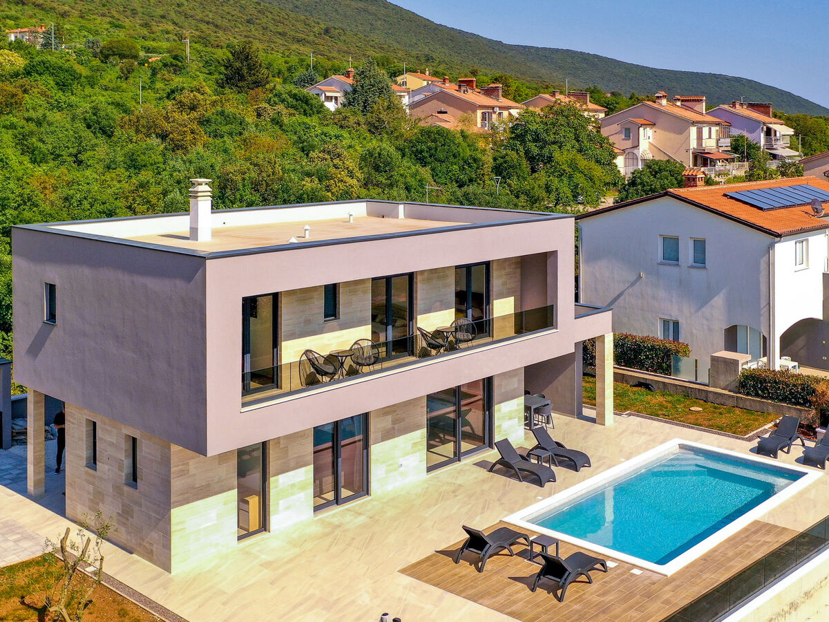 Villa Lejla à Labin : piscine privée, vue mer, 7 personnes - Photo 32