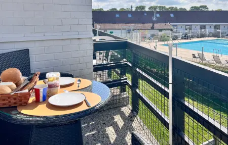 Appartement avec piscine commune chauffée à Bredene, près de la plage : photo 9
