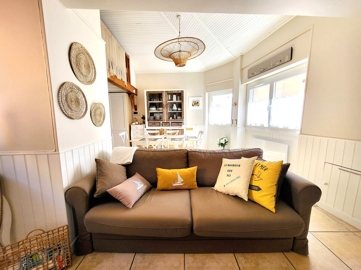 Maison de pêcheur, terrasse barbecue, 200m plage - Photo 1