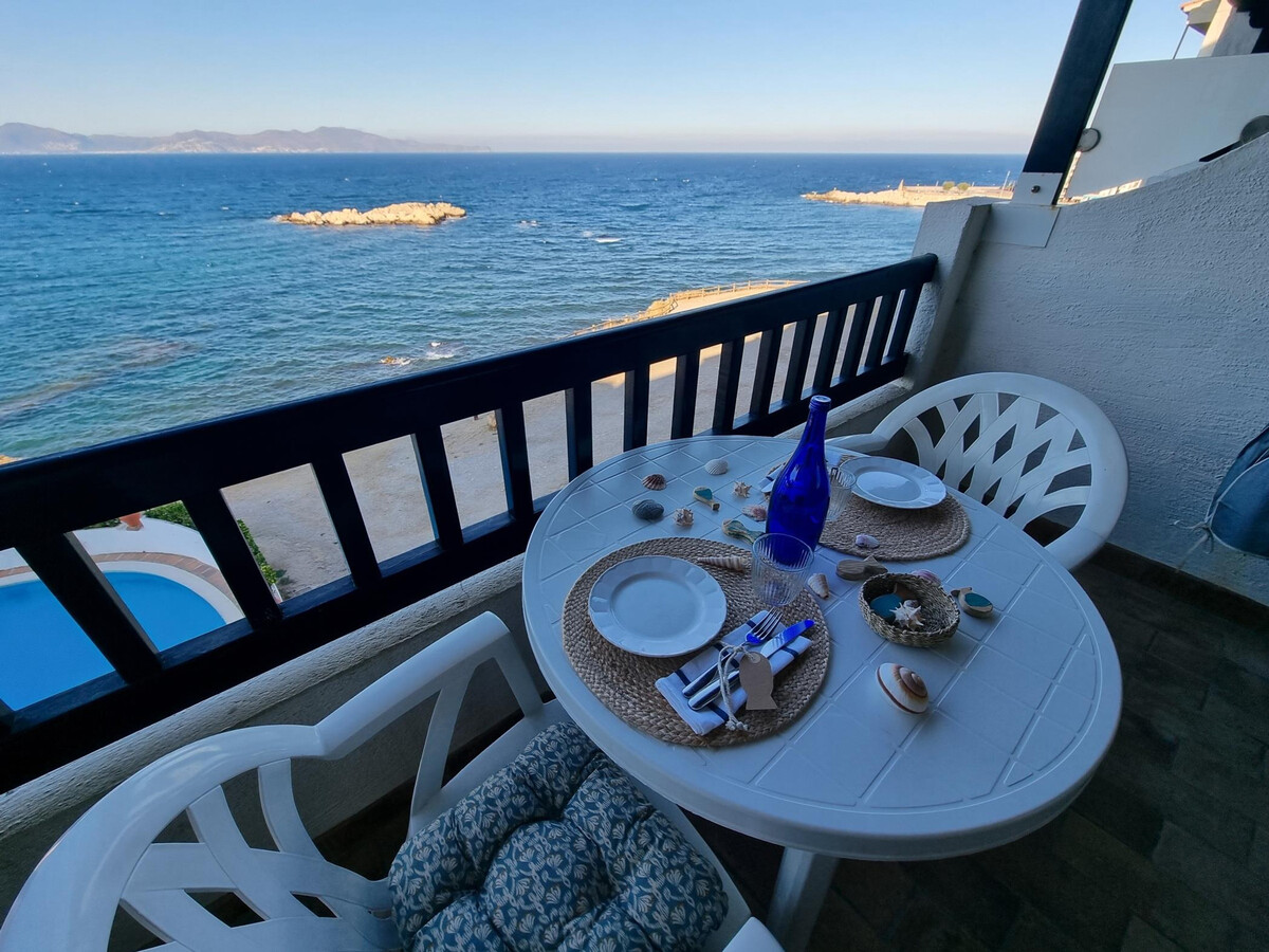 Appartement 1 chambre vue mer à L'Escala, près plages - Photo 1