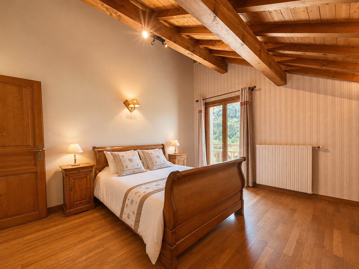 Chalet Panoramique Flumet, 8 pers, 5 chambres, ski room - Photo 13
