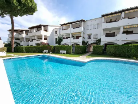 Location appartement à L'Escala, Appartement à LEscala avec piscine et parking, à 600m de la plage