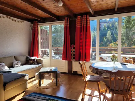 Location appartement à Pra Loup, Confortable studio 4 pers avec balcon sud à Pra Loup