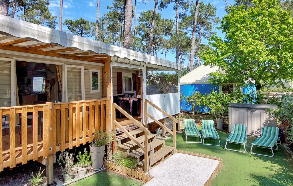 Mobil-home 6 pers. avec piscine à Saint-Julien-en-Born - Photo 1