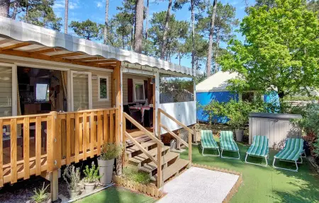 Location mobil home de vacances à Saint Julien en Born