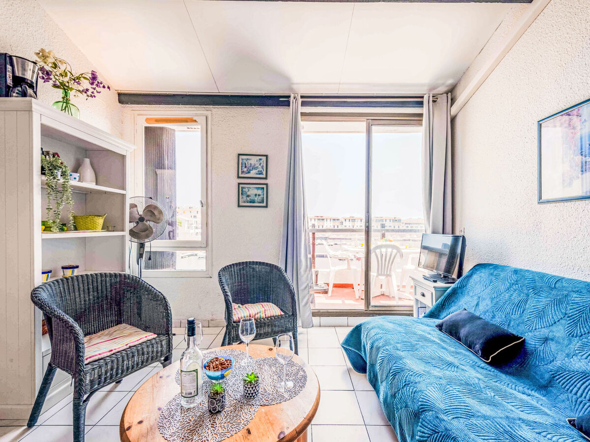 Apartmán Palmyra au Barcarès, 40 m² avec balcon vue lac - Photo 10