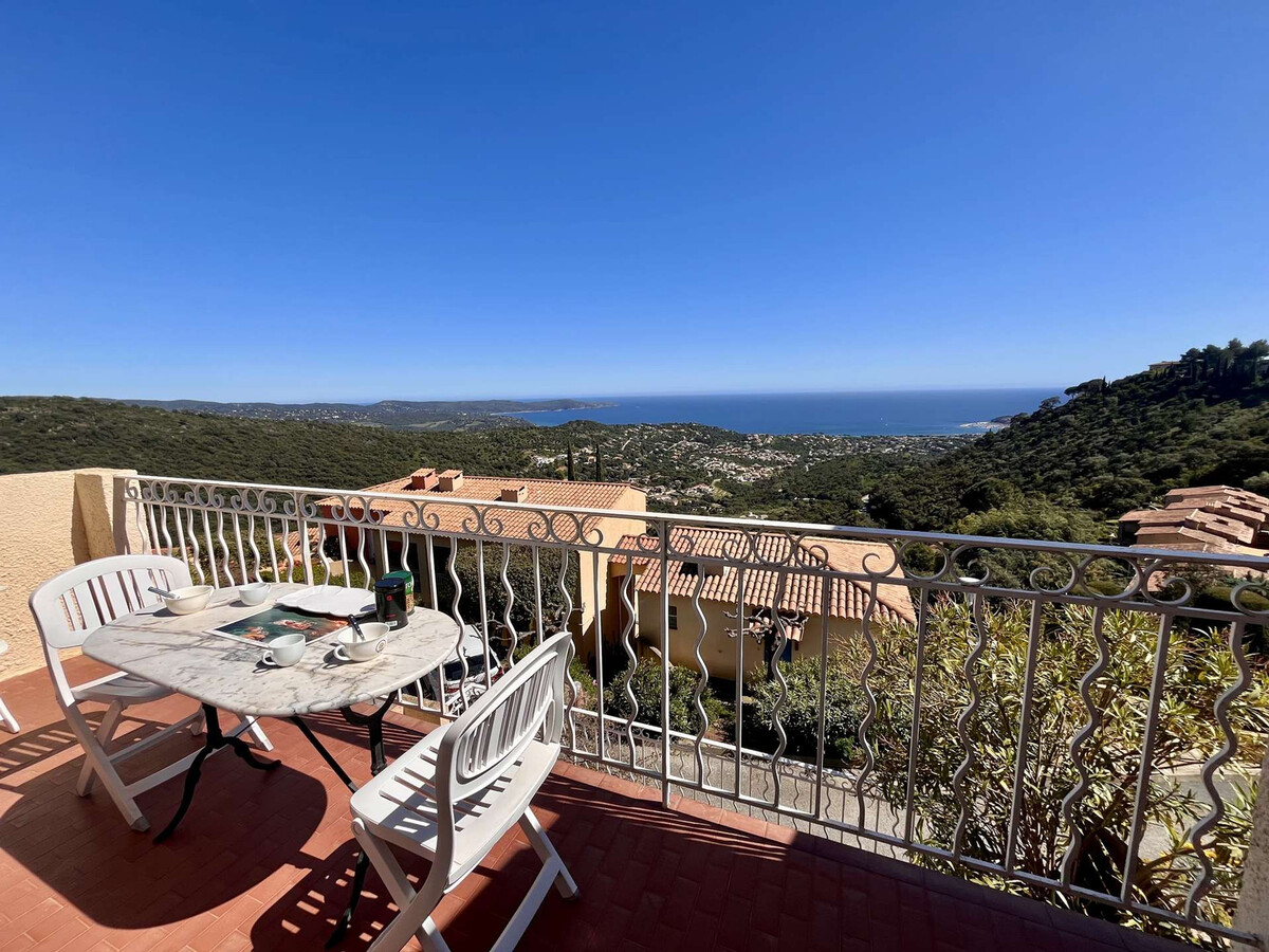 Appartement 4 pers. - Vue mer & 2 piscines à Cavalaire - Photo 1