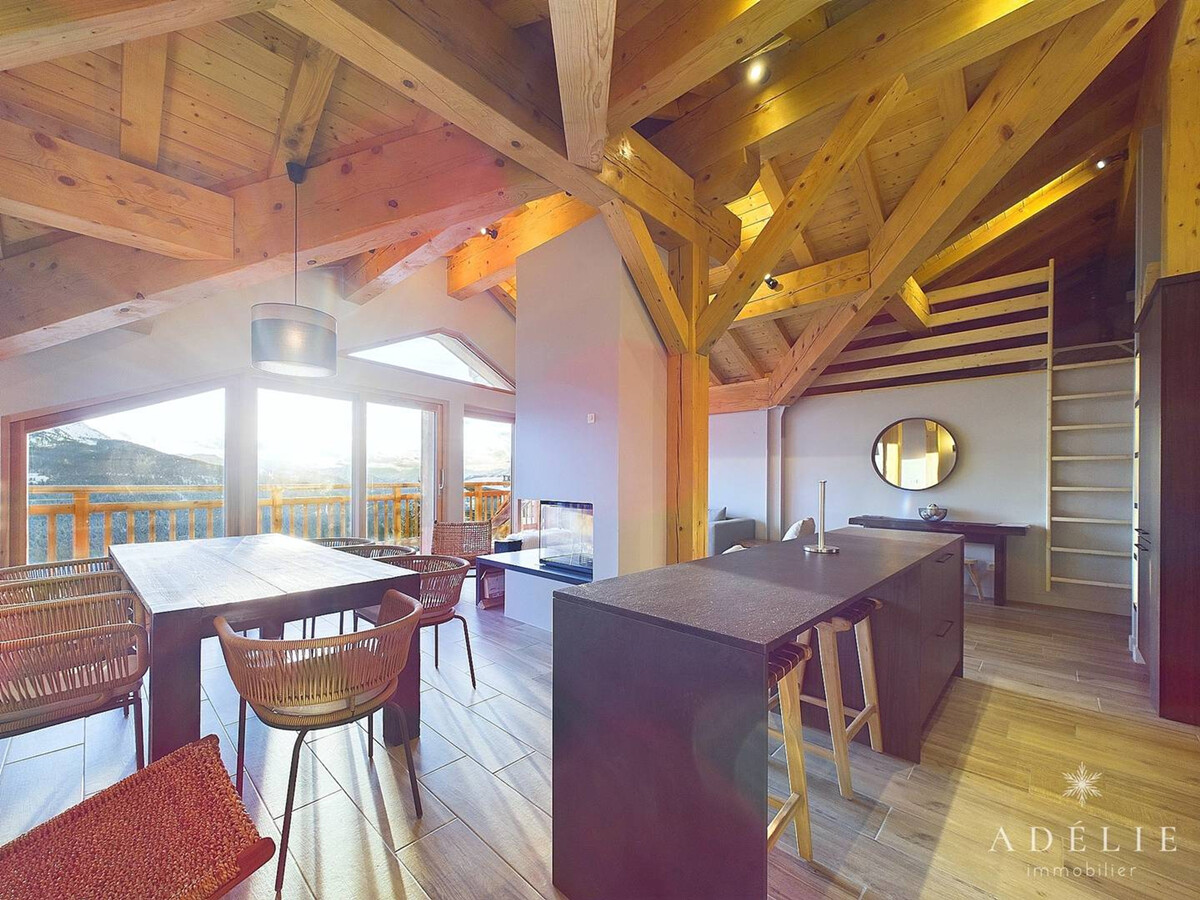 Appartement 10 pers. neuf avec cheminée, balcon sud à Montvalezan - Photo 7