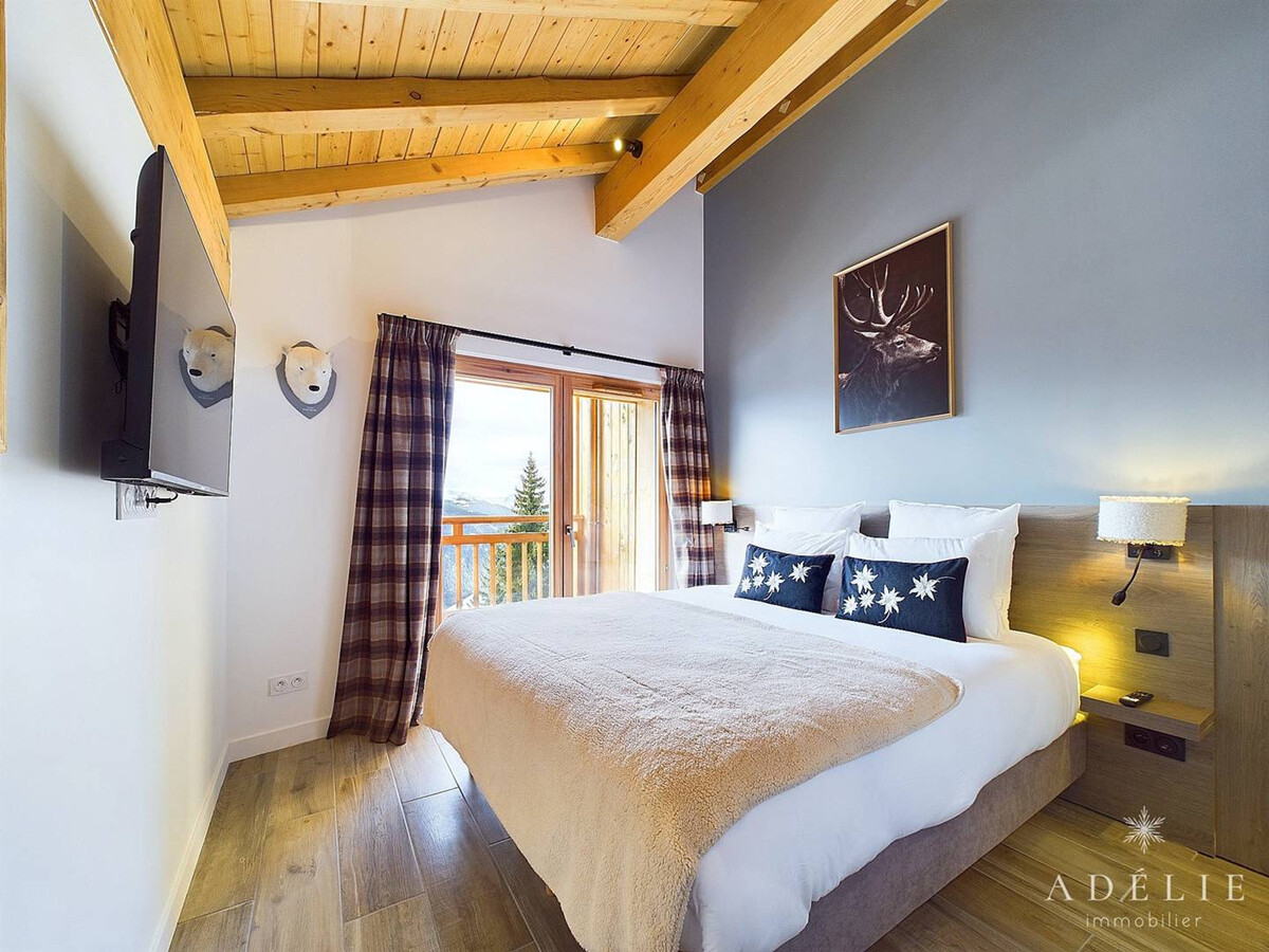 Appartement 10 pers. neuf avec cheminée, balcon sud à Montvalezan - Photo 10
