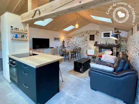 Location maison à Bretignolles sur Mer, Maison rénovée, loft artiste, Brem Sur Mer, 3 pers, WIFI