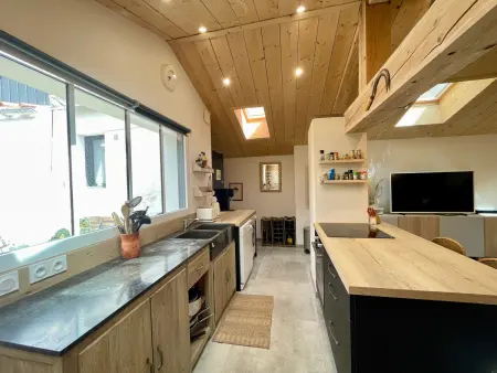 Maison loft artiste rénovée à Brem Sur Mer, 3 pers : photo 4