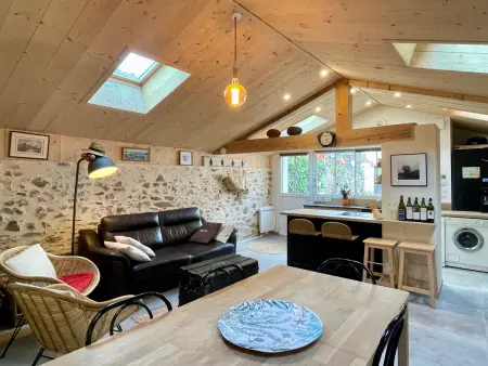 Maison loft artiste rénovée à Brem Sur Mer, 3 pers : photo 12
