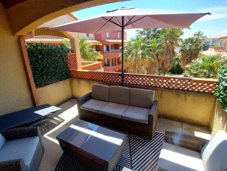 Duplex T3 climatisé avec piscine à Canet-en-Roussillon : photo 2