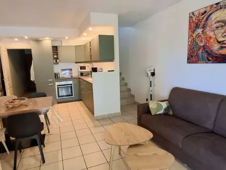 Duplex T3 climatisé avec piscine à Canet-en-Roussillon : photo 3