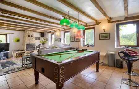 Maison en pierre avec piscine privée à Lizant : photo 5