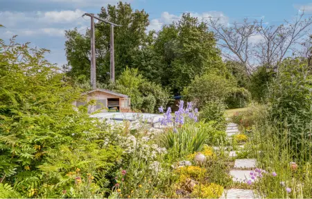 Maison en pierre avec piscine privée à Lizant : photo 11