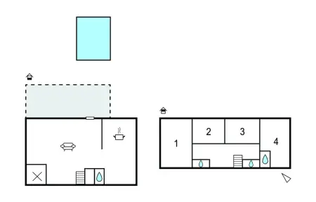 Maison en pierre avec piscine privée à Lizant : photo 42