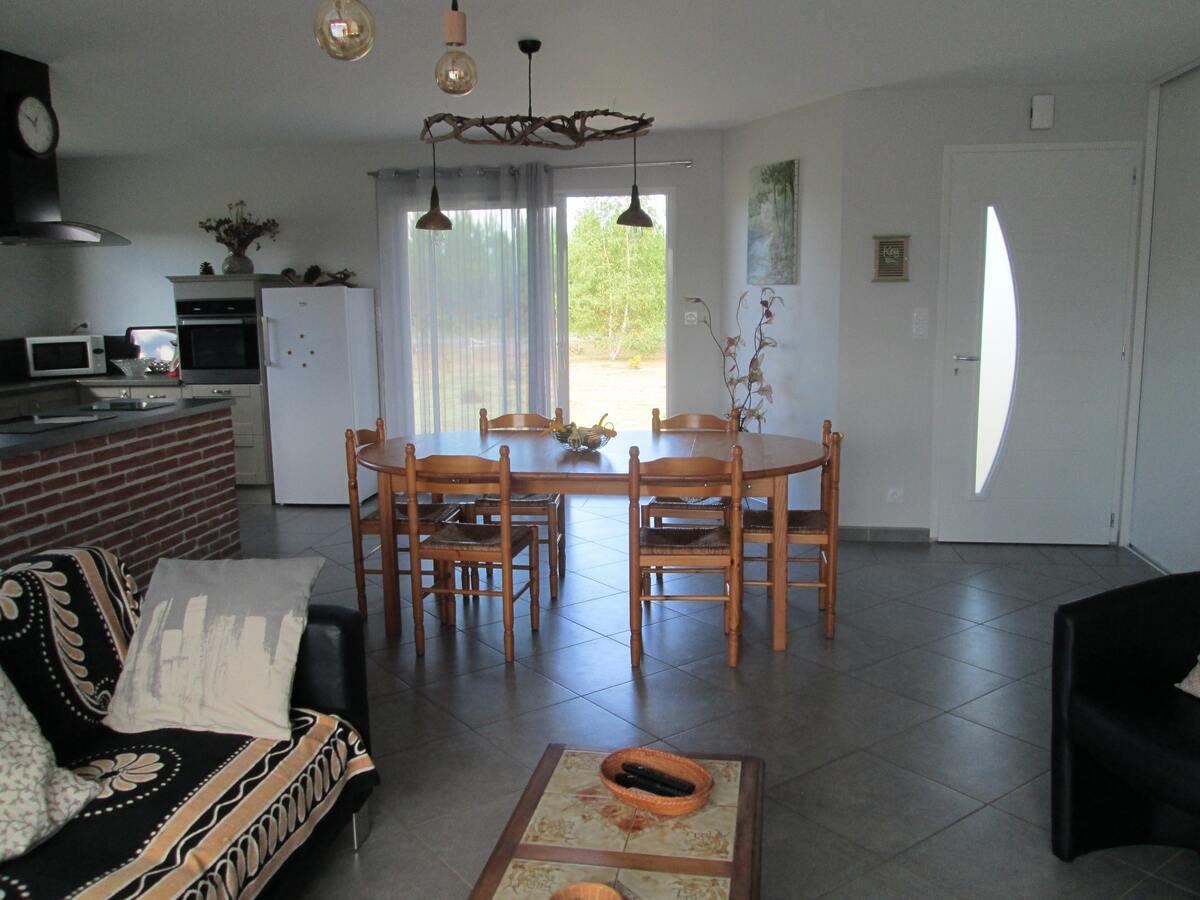 Maison familiale à jardin clôturé et cheminée, Lit-et-Mixe - Photo 2