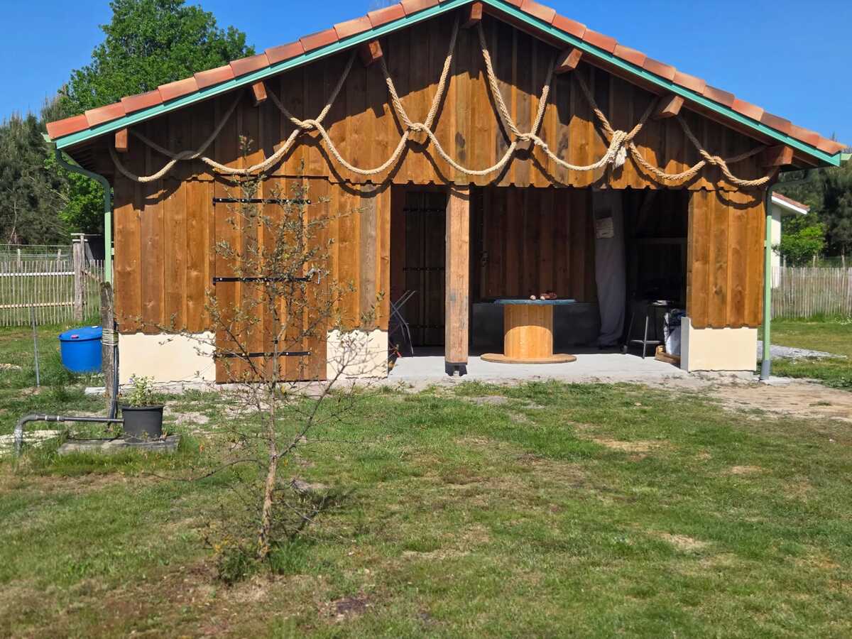 Maison familiale à jardin clôturé et cheminée, Lit-et-Mixe - Photo 5