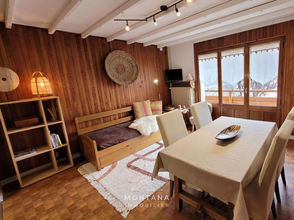 Appartement 2 pièces au cœur du Grand-Bornand, vue Aravis - Photo 1