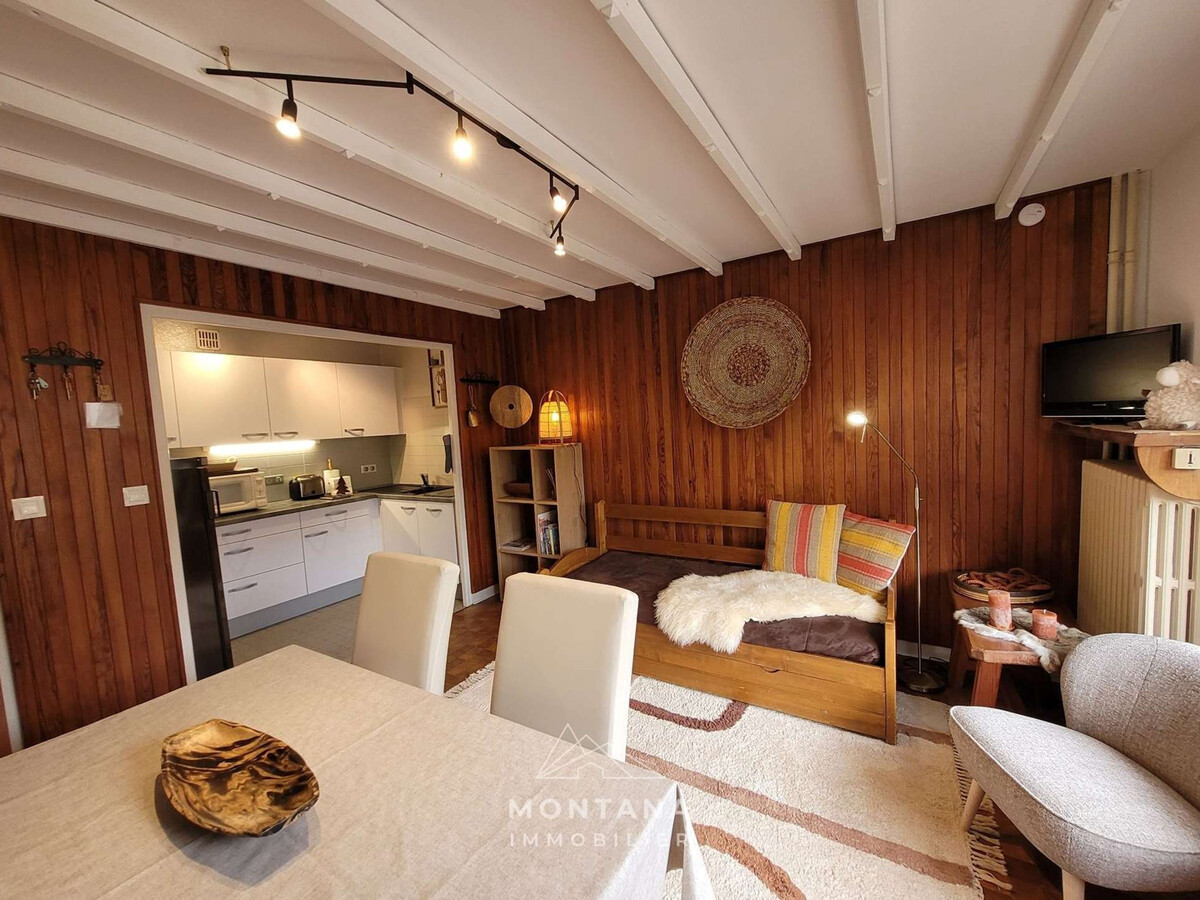Appartement 2 pièces au cœur du Grand-Bornand, vue Aravis - Photo 3