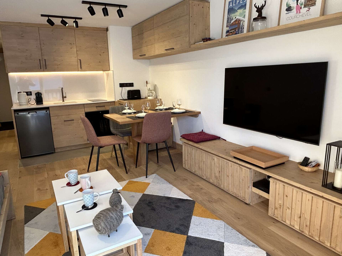 Appartement rénové Méribel, 50m des pistes, fibre incluse - Photo 13