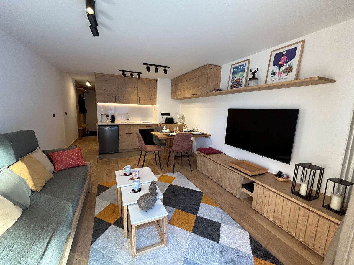 Appartement rénové Méribel, 50m des pistes, fibre incluse - Photo 14