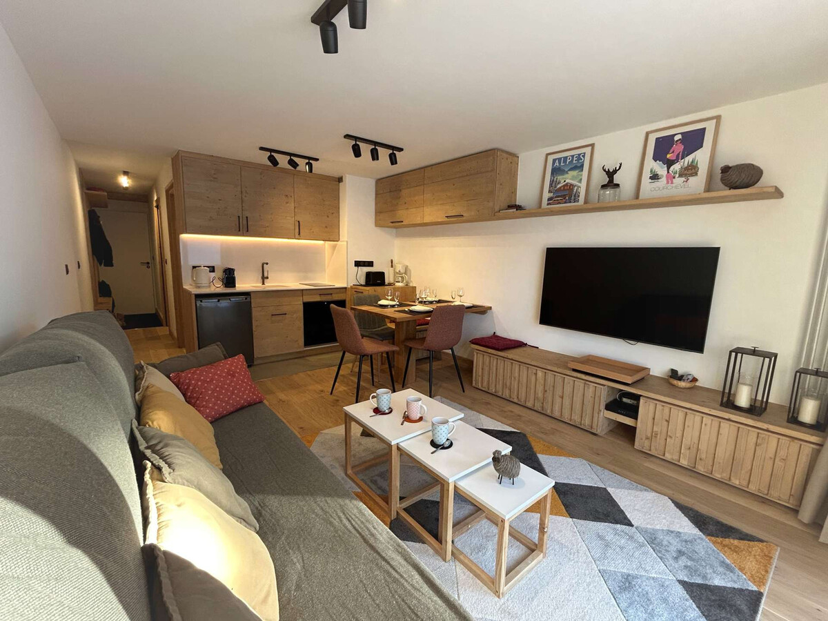 Appartement rénové Méribel, 50m des pistes, fibre incluse - Photo 16