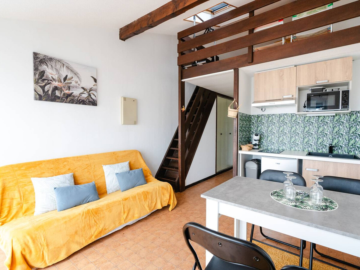 Studio mezzanine 4 pers avec vue mer à Saint-Pierre-la-Mer - Photo 11
