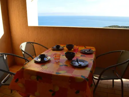 Studio cabine Banyuls, vue mer et loggia, 4 pers : photo 8