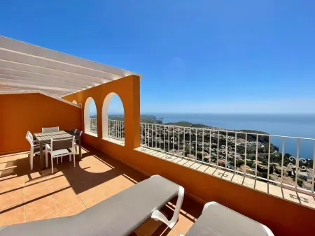 Location appartement à Benitachell, Dúplex Vistamar avec Piscine Commune, 3 Chambres